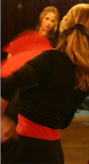 Isabel and Cristine dancing